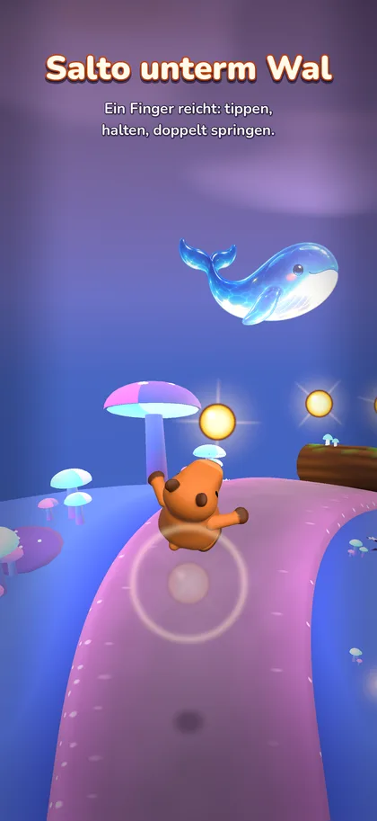 Capyroo Run: ein Salto unterm Wal