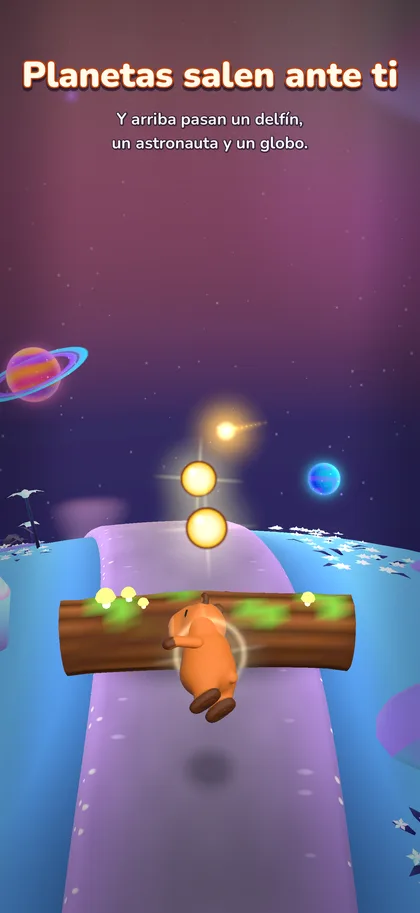 Capyroo Run: planetas salen ante ti