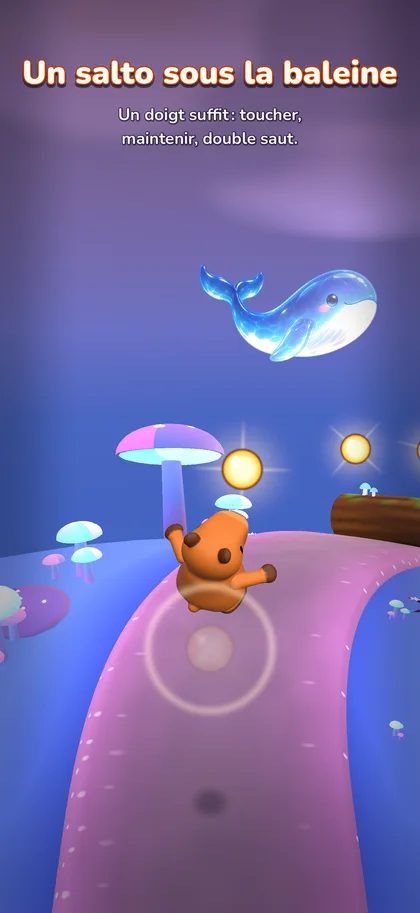 Capyroo Run&nbsp;: un salto sous la baleine
