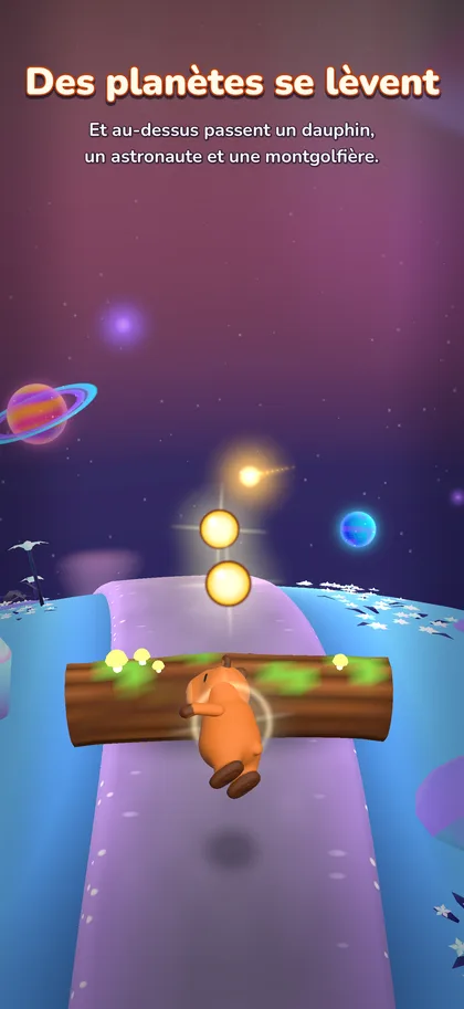 Capyroo Run&nbsp;: des plan&egrave;tes se l&egrave;vent